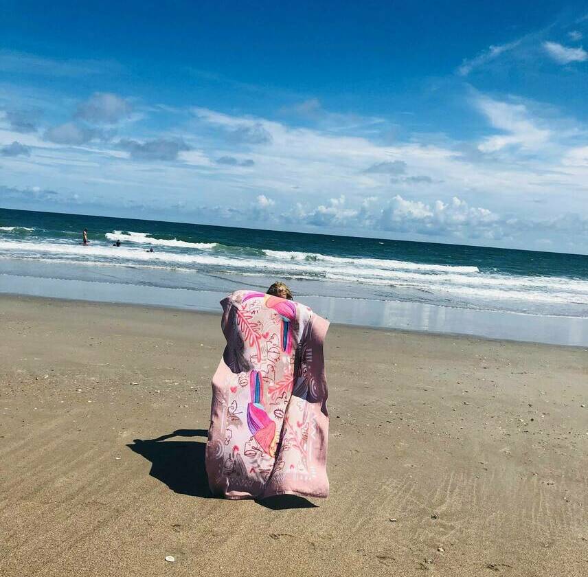 LAND studio beach towel donor gift