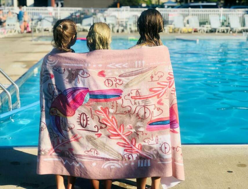 LAND studio beach towel premium